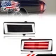 2X Smoke Len Red LED Rear Quarter Marker Light For 1970 1971 1972 Chevy Chevelle
