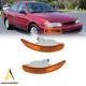 For 1993-1997 Toyota Corolla Front Bumper Lights Yellow Lamps Pair Left+Right
