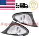 2x Clear Corner Lights 63137165859 For 2002-2005 BMW 3 Series E46 4D Sedan Wagon