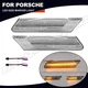 2X Sequential LED Side Marker Light For Porsche Carrera Cayman Boxster Targa 911