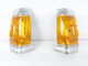 Chrome Corner Light Lamp Indicator For Nissan Datsun 720 Pickup Pair 2WD 4X2