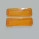 Pair Parking Signal Amber Bumper LENS Fit 89-95 Toyota Pickup 90-91 4RUNNER