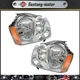 Fit For Jeep Grand Cherokee 2005-2007 Halogen Clear Headlights Left+Right Chrome