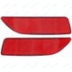 L&R Rear Bumper Side Marker LH RH Reflector Panel For Lexus CT200h 2011-2017