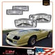 Pairs of Clear Bumper Turn Signal + Side Marker Light For 1985-1992 Chevy Camaro