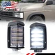 2X Clear White LED Corner Marker Lights For 88-95 Nissan Pathfinder & 88-89 D21