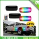 Smoked RGB LED Rear Fender Side Marker Lights For 10-18 Dodge RAM 2500HD 3500HD