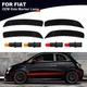 Smoked Front Rear Bumper Side Marker Reflector Light For 11-2019 Fiat 500 Abarth