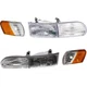 Headlight Kit For 1992-1995 Ford Taurus Driver and Passenger Side Clear Lens