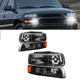Pair Headlights For 1999-02 Chevy Silverado 00-06 Suburban Tahoe 1500 2500 3500