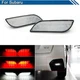 Clear Bumper Reflector LED Stop Reverse Brake Lights For 2013-14 Subaru WRX STI