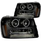 Anzo Headlights Projector W/ CCFL Halo Black Housing 2002-2005 Chevy Trailblazer