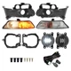 Front LED Fog Lights Turn Signal Lamp w/Cover Wire Kit For Ford Mustang 15 16 17