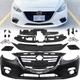 18PC Kits For 14-16 Mazda 3 Bumper Cover Grille Fog Light Upper Panel Bracket