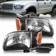 Headlights Left Headlamps & Right For 01-04 Toyota Tacoma Pickup 8115004110 A