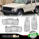 4x Clear Parking Signal Marker Blinker Light Set for 84-96 Cherokee Pickup Truck