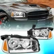 For 2006-2010 Dodge Charger Factory Style Headlight Chrome Housing Amber Corner