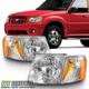 2001-2005 Ford Explorer Sport Trac Headlights Headlamps w/Corner 4pcs Left+Right
