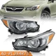 Halogen Headlight Left & Right For 2012-2015 Subaru Impreza 2013-2016 Crosstrek