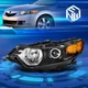 For 09-14 Acura Tsx Driver Side Projector HID Headlight Lamp Replacement Black