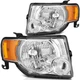 2Pcs Headlight Assembly For 2008-2012 Ford Escape Lamps Left Right Headlamps