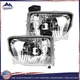 Halogen Chrome Headlight Healamp Left+Right Side Fit For Toyota Tacoma 2001-2004
