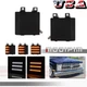 2x Smoke Lens Dynamic Amber & White DRL Signal Lights For Chevy GMC Pickup Truck