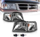 Replacement Halogen Headlights and Corner Set for 93-97 Ford Ranger Pickup Truck