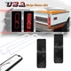 Smoked Full Red LED Tail Brake Tailight Lamps For 67-72 Chevy / GMC Pickup Truck