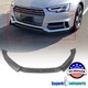 Fit 2017-2018 Audi A4 B9 Sedan Front Bumper Spoiler Lip Splitter Kit Matte Black