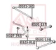 Febest 2009 Toyota 4Runner Rear Stabilizer Link 0123-012