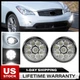 Pair Front Fog Light Lamp For Infiniti G25 G37 Q70 Sedan 2010 2011 2012 13&2014