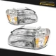 Pair For Ford Explorer1997 Mercury Mountaineer 1995-2001 Headlights Assembly