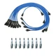NGK Wire Set & NGK 8 G-Power Platinum Spark Plugs Kit for Bonneville Firebird V8