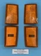 Front Side Marker Lights SET for 1988 - 1993 Chevy Truck Pickup C1500 Kit Lamp 4