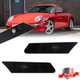 2X Smoked Lens Front Side Marker Lights For Porsche 911 997 987 Cayman Boxster