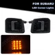 For 2015-2018 Subaru STI WRX Black 12-LED Corner Lamps Front Turn Signal Lights