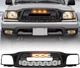 For 2001-2004 Toyota Tacoma 4x4 Style Front Grill with LED Lights & Letters
