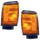 Pair Corner Lights 84-86 Toyota 4Runner DLX SR5 Pickup SR5 LN76 TO2520158