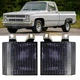 Pair Smoke Turn Signal Side Corner Marker Lamp Light For Chevy GMC Pickup Truck