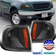 Fits 1997-2003 Ford F150 Expedition 2004 Heritage Corner Signal Lights Black