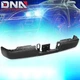 For 2009-2024 Dodge Ram 1500 Black Steel Rear Bumper Face Bar w/o Sensor Holes For 2009-2024 Dodge Ram 1500 Black Steel Rear Bumper Face Bar w/o Sensor Holes