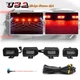 Smoked Red LED Grille Lights Kit For Toyota Tacoma TRD Off Road Sport 2020-2022