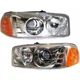 For 1999-2006 GMC Sierra 1500 Pair Headlights Driver and Passenger C3|DENALI