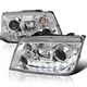 Clear Fits 1999-2004 Volkswagen Jetta Led Strip Projector Headlights Left+Right