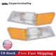 Pair Parking Light Turn Signal Directional Lamp Cover Fit 2007-2017 Jeep Patriot