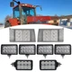 For Case IH 7210 7220 7230 7240 7250 Tractors Complete LED Light Upgrade Kit
