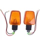 2X Turn Signal Light 37410-52290 For Kubota B L Series B7500 B7800 L3000 L2600F