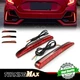 For Honda Civic 2017-21 Sequential Bumper Reflector LED Brake Light Fog Lamp 2x