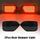 Dual LED Rear Bumper Reflector Rear Fog Light Kit For Subaru 18-23 Crosstrek